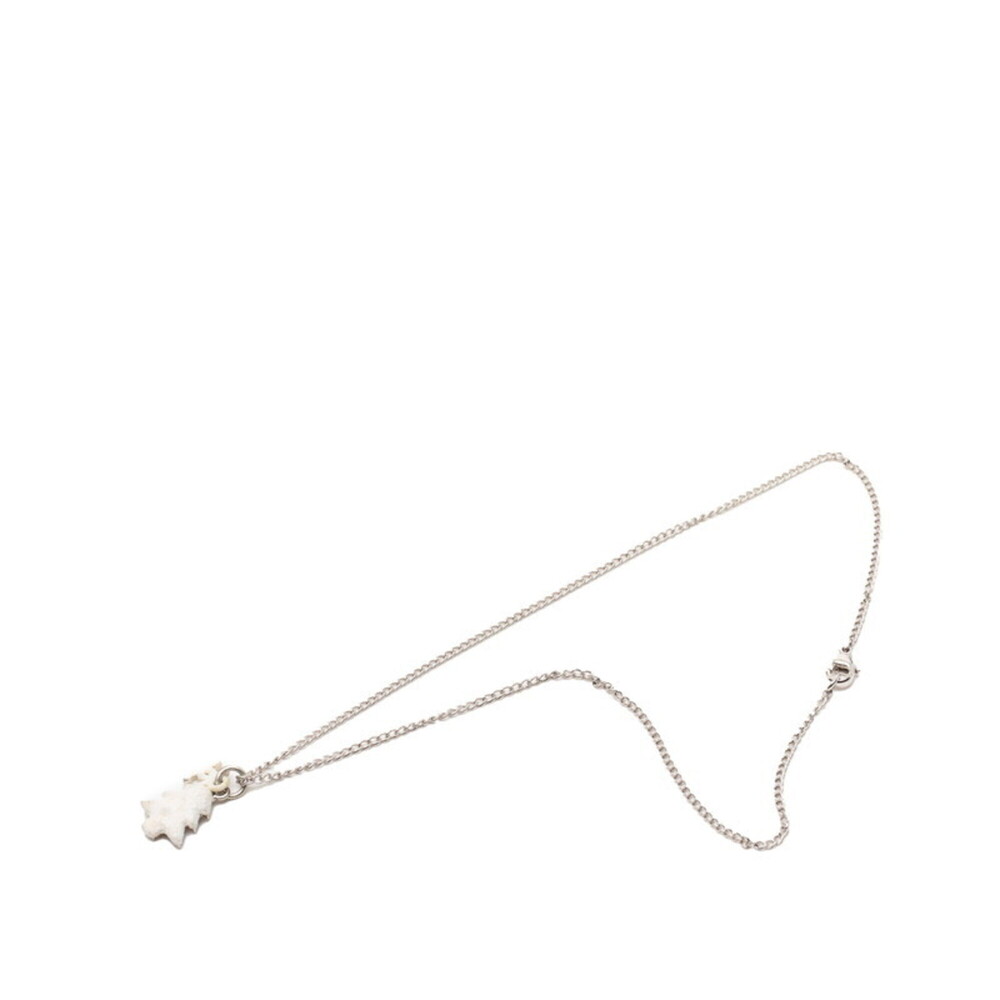 CHANEL Authentic White Logo Necklace - Picture 3 of 5